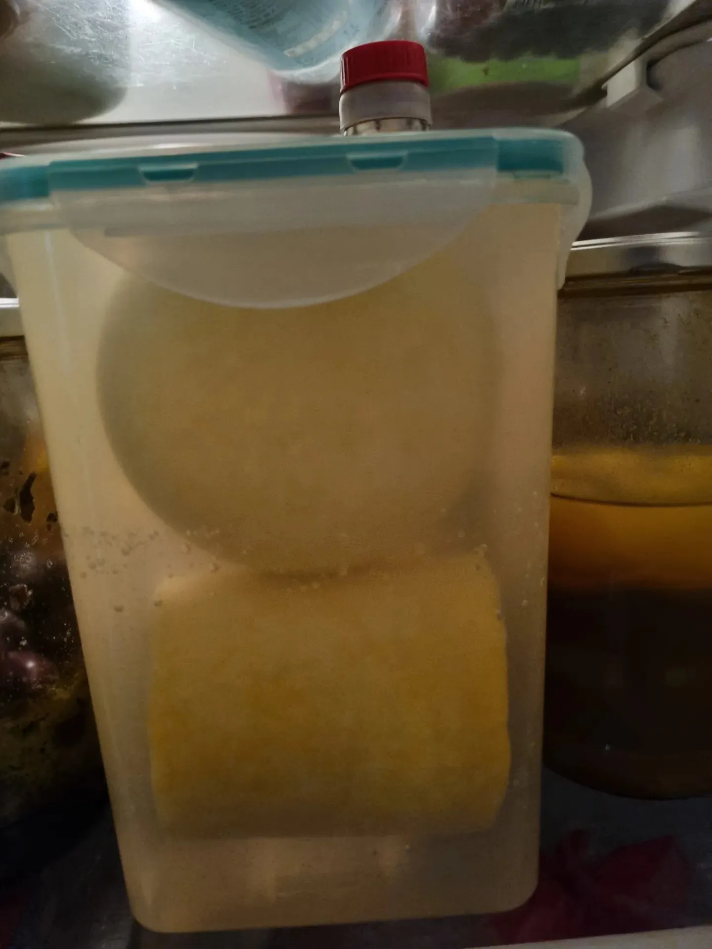 Brining the cheese