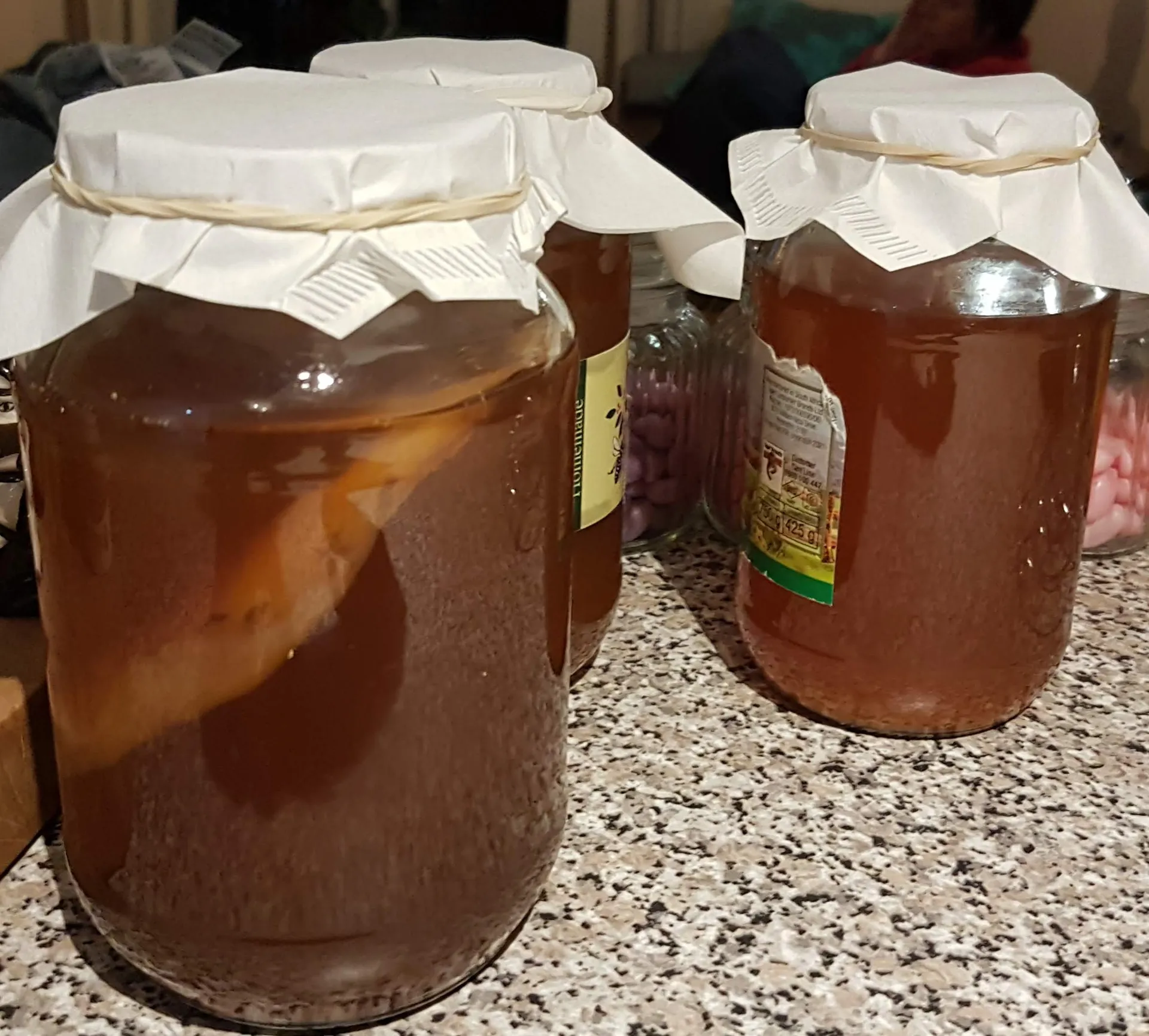 Homemade kombucha